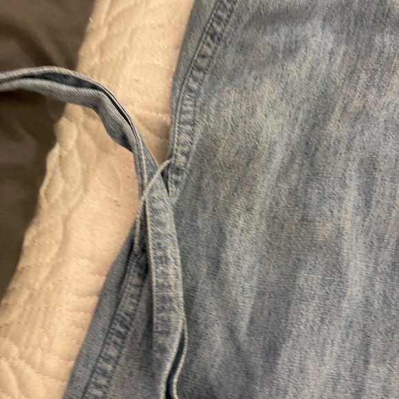 Faherty Tried & True Chambray Midi Shirtdress Women’s Medium - Picture 15 of 17